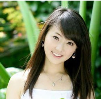 圆脸直发发型分享 清新邻家女孩做起来