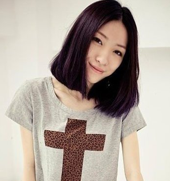 时尚修颜中长发烫发发型图片 甜美优雅凸显十足魅力