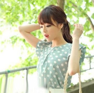 萌系中短发直发发型图片 超萌甜美发型推荐