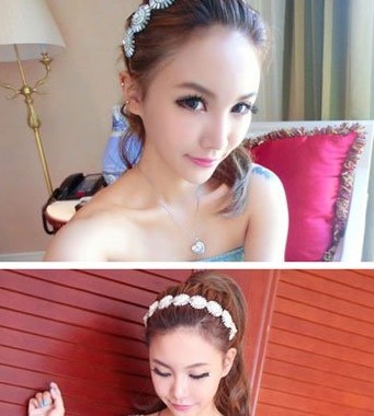 2014最新女生刘海发型图片 可爱妹纸必备的卖萌发型